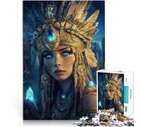 1000 Piece Jigsaws for Adults Beautiful witch Stress Reliever Staycation Kill time 26x38cm Perfect decoration for Age 14 Years Up