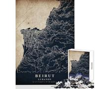 1000 Piece Jigsaws for Adults Beirut Lebanon Educational Game Tough Challenge Anti-Stress Toys Unique Birthday And Gifts (26X38cm)