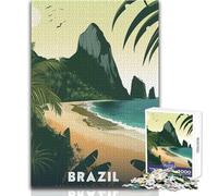 1000 Piece Jigsaws for Adults Brazil Beach Family Fun & Game Night But Fun And Humorous Art Work Gift Size 38x52cm