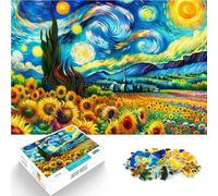 1000 Piece Jigsaws for Adults “Bright flowers in the moonlight” Made of cardboard，Suitable for ages 14 and up Perfect decoration Difficult Hard Gifts for Women Men 。size：38x52cm/14.96x20.47inch