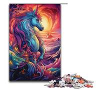 1000 Piece Jigsaws for Adults Brilliant Unicorn Jigsaw Puzzle - Challenging Game A Work of Art Suitable for And Teenager 14 And Up 1000 PCS(38x26cm)
