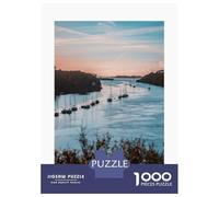1000 Piece Jigsaws for Adults Brittany Coastline Sunset Jigsaw for Adults Toy Wall Decor Presents for Women Challenging To Complete 52x38cm/1000pcs