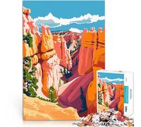 1000 Piece Jigsaws for Adults Bryce Canyon Travel Art for Educational Game Challenge Toy deal as gifts for the whole family 50x70cm