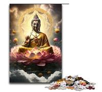 1000 Piece Jigsaws for Adults Buddha Puzzles Gifts Birthday Present, Gifts for for Teenager Age 14 And Up 75x50cm