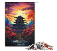 1000 Piece Jigsaws for Adults Bulguksa Temple South Korea Jigsaw Puzzle - Challenging Game A Work of Art Suitable for And Teenager 14 And Up 1000 PCS(38x26cm)