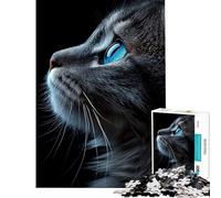 1000 Piece Jigsaws for Adults Cat's Eye Close-Up Fun at Home Activities, Staycation Kill Time Brain Teaser Game Suitable for People Aged 14 And Above (50x75cm)