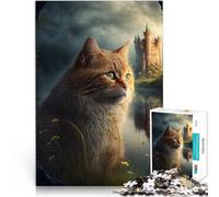 1000 Piece Jigsaws for Adults Cats on alien planet Jigsaw Puzzle - Challenging Game 26x38cm Challenging Game and Family Play