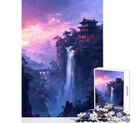 1000 Piece Jigsaws for Adults Celestial Falls Jigsaw Puzzles for Teenagers Enhance Memory Educational Challenge Unique Challenge Game (38x26cm)
