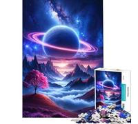 1000 Piece Jigsaws for Adults Celestial Solitude for Birthday, Chrismas Difficult Challenge Educational Games for And from 14 Years And over (50x75cm)