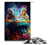 1000 Piece Jigsaws for Adults Chameleon Colorful Psychedelic Animal Puzzle Challenging Game A Work of Art Suitable for And Teenager 14 And Up 75x50cm