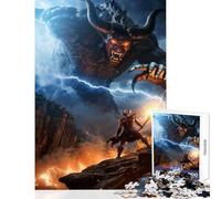 1000 Piece Jigsaws for Adults Clash of Titans Adult Jigsaw Puzzles Difficult Hard Every Piece Is Unique - Beautiful Design Game (38x52cm)