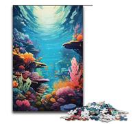 1000 Piece Jigsaws for Adults Colorful And Psychedelic Underwater World Jigsaw Puzzle - Challenging Game A Work of Art Suitable for And Teenager 14 And Up 1000 PCS(38x26cm)