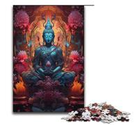 1000 Piece Jigsaws for Adults Colorful Buddha Statue Jigsaw Puzzle - Challenging Game A Work of Art Suitable for And Teenager 14 And Up 1000 PCS(38x26cm)