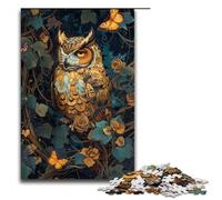 1000 Piece Jigsaws for Adults Colorful Owl Jigsaw Puzzle - Challenging Game A Work of Art Suitable for And Teenager 14 And Up 1000 PCS(75x50cm)