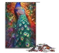 1000 Piece Jigsaws for Adults Colorful Peacock Jigsaw Puzzle - Challenging Game A Work of Art Suitable for And Teenager 14 And Up 1000 PCS(38x26cm)