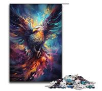 1000 Piece Jigsaws for Adults Colorful Psychedelic Galaxy Phoenix Puzzles Gifts Birthday Present, Gifts for for Teenager Age 14 And Up 1000 PCS(38x26cm)