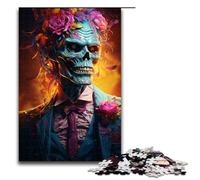 1000 Piece Jigsaws for Adults Colorful Psychedelic Gangster Zombies Jigsaw Puzzle - Challenging Game A Work of Art Suitable for And Teenager 14 And Up 1000 PCS(75x50cm)