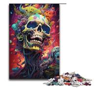 1000 Piece Jigsaws for Adults Colorful Psychedelic Gangster Zombies Puzzles Gifts Birthday Present, Gifts for for Teenager Age 14 And Up 1000 PCS(38x26cm)