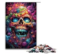 1000 Piece Jigsaws for Adults Colorful Psychedelic Monster Jigsaw Puzzle - Challenging Game A Work of Art Suitable for And Teenager 14 And Up 1000 PCS(75x50cm)