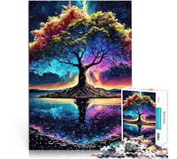 1000 Piece Jigsaws for Adults Cosmic Tree Of Life Spielspielzeug als Familiengeschenk Eltern-Kind-Interaktion38x26cm