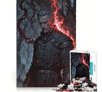 1000 Piece Jigsaws for Adults Crimson Oath The Cursed Mage, Toy Wall Decor, Fun at Home Activities, Unique Gifts for Birthday And Christmas 38x26cm