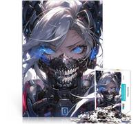 1000 Piece Jigsaws for Adults Cute Futuristic Girl Anime Stressabbau-Spielzeug Verbessern Sie das Gedächtnis52x38cm