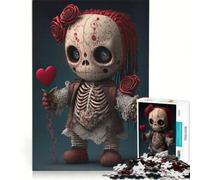 1000 Piece Jigsaws for Adults Cute Voodoo Doll, Hands-on Game, Wall Decoration, Suitable for Desktop Decoration 38x52cm