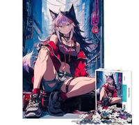 1000 Piece Jigsaws for Adults Cyber Girl Challenging To Complete Home Decoration Practical Game for Ages 14 And over (38x26cm)