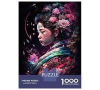 1000 Piece Jigsaws for Adults Cybernetic Overlord - AI Surrealism & Dystopian Sci-Fi Art Puzzle for Adults Brain Teaser Game Precision Cutting Challenging To Complete 38x26cm/1000pcs