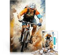 1000 Piece Jigsaws for Adults Cycling sport art Help the brain exercise addictive toys to cultivate patience Enhance memory 50x70cm