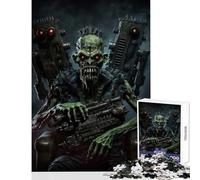 1000 Piece Jigsaws for Adults Dead Army Zombie Soldier Puzzles for Teenagers Pattern Assembly Educational Challenge Toy Intellectual Game (50x75cm)
