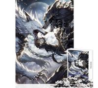 1000 Piece Jigsaws for Adults Death Wolf Vs Life Wolf Puzzles for Teenagers Pattern Assembly Educational Challenge Toy Intellectual Game (38x26cm)