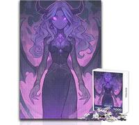 1000 Piece Jigsaws for Adults Demoness Mistress Enjoyful Peaceful Spare Time Exact Precision Fit Play Toy Size 38x26cm