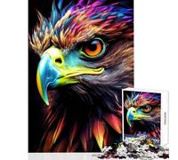 1000 Piece Jigsaws for Adults Eagle in Borderlands Toy Wall Decor Art Work Gift for Educational Game Artists' Collection, Fine Arts Size 50x75cm