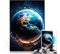 1000 Piece Jigsaws for Adults EARTH Train your brain and hands 38x52cm for is ideal as a gift for the whole family for and Age 14 Years Up