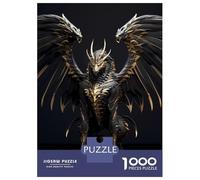 1000 Piece Jigsaws for Adults Egypt Eagle Dragon Wings Jigsaws for Adults Brain Teaser Game Analysis And Logic Great Gift for Gaming 38x26cm/1000pcs