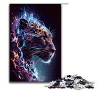 1000 Piece Jigsaws for Adults Electrifying Leopard Puzzle Challenging Game A Work of Art Suitable for And Teenager 14 And Up 75x50cm