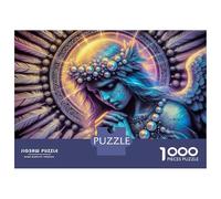 1000 Piece Jigsaws for Adults Enchanted Angelic Artwork Puzzle for Adults Brain Teaser Game Precision Cutting Challenging To Complete 70x50cm/1000pcs