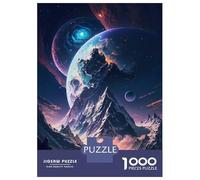 1000 Piece Jigsaws for Adults Everest Galactic Dance Jigsaws for Adults Brain Teaser Game Analysis And Logic Great Gift for Gaming 52x38cm/1000pcs