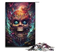 1000 Piece Jigsaws for Adults Evil Skeleton Puzzles Gifts Birthday Present Gifts for for Teenager Age 14 And Up 1000 PCS(38x26cm)