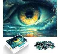 1000 Piece Jigsaws for Adults Eye of Poseidon Spielzeug für die ganze Familie Verbessern Sie das Gedächtnis75x50cm