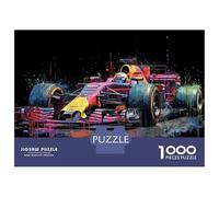 1000 Piece Jigsaws for Adults F1 Racing Car Art Print Puzzles for Adults Relax Games Difficult Challenge Birthday Present, Gifts, 70x50cm/1000pcs