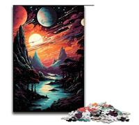 1000 Piece Jigsaws for Adults Fantasy Colorful Planet Landscape Puzzles Gifts Birthday Present Gifts for for Teenager Age 14 And Up 1000 PCS(75x50cm)