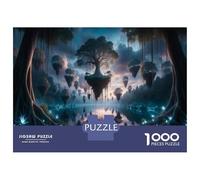 1000 Piece Jigsaws for Adults Fantasy Forest Reflections Adult Jigsaw Puzzle Fun Games But Fun And Humorous Challenging To Complete 52x38cm/1000pcs