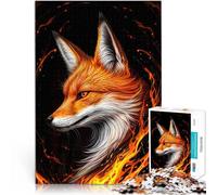 1000 Piece Jigsaws for Adults Fantasy Kitsune Red Fox Handgeschwindigkeitswettbewerb Tolles Geschenk für Spiele75x50cm