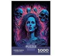 1000 Piece Jigsaws for Adults Fear of The Unknown Puzzles for Adults Relax Games Difficult Challenge Birthday Present, Gifts, 52x38cm/1000pcs