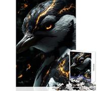1000 Piece Jigsaws for Adults Fiery Penguin Animal Toy Wall Decor Art Work Gift for Educational Game Artists' Collection, Fine Arts Size 50x75cm