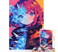 1000 Piece Jigsaws for Adults Fire Vs Ice Home Decoration Toys Gifts Ideas Educational Game Interesting Stress Reduction Size 38x52cm