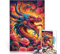 1000 Piece Jigsaws for Adults Flames Enchanted Dance Quiz game 50x75cm with Fully Interlocking Randomly Shaped Pieces for and Age 14 Years Up