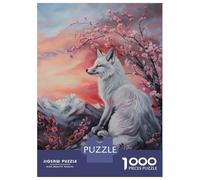 1000 Piece Jigsaws for Adults Fox Magical Fairy Tale Art Jigsaws for Adults Brain Teaser Game Analysis And Logic Great Gift for Gaming 38x26cm/1000pcs